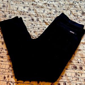 Black casual skinny fit stretch